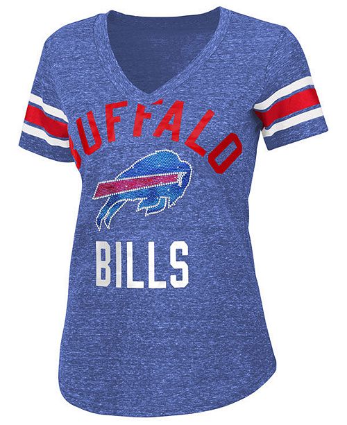 GIII Sports Women's Buffalo Bills Big Game Rhinestone TShirt