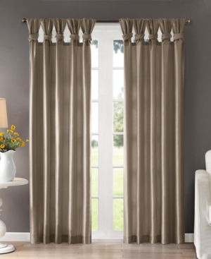 Home Essence Lillian Twist Tab Lined Window Curtain