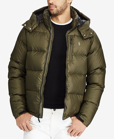 Polo Ralph Lauren Men's Water-Repellent Down Jacket, Created for Macy's ...