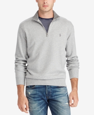 Download Polo Ralph Lauren Men's Double-knit Mockneck Quarter-zip ...