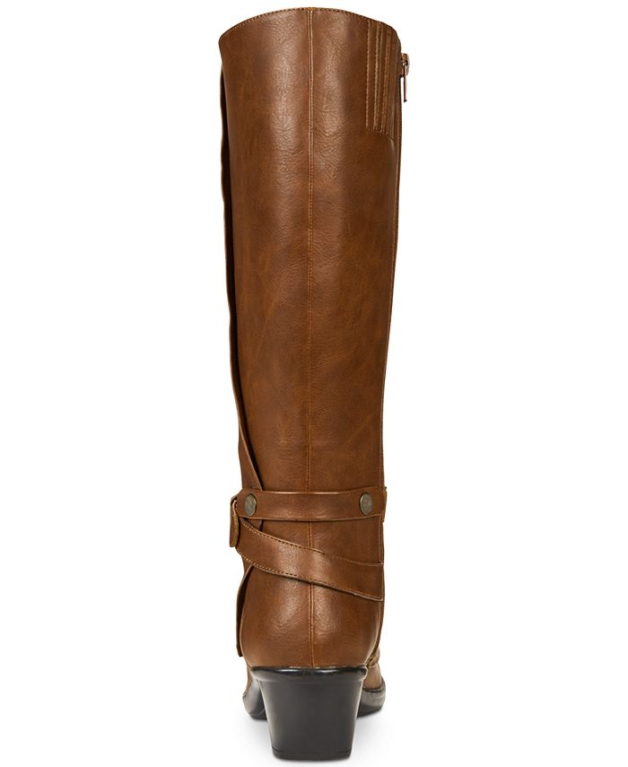 Easy Street Jan Wide-Calf Riding Boots - Macy's