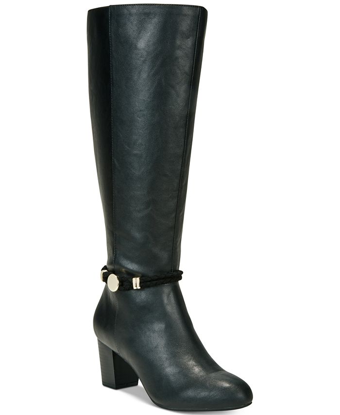 Karen Scott Galee Wide Calf Dress Boots Created For Macys Macys 