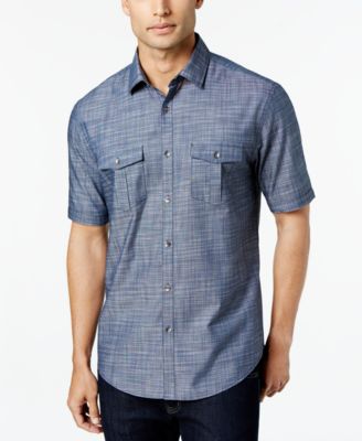 Alfani - Warren Solid Textured Shirt