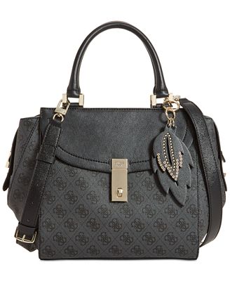 GUESS Nissana Small Satchel - Handbags & Accessories - Macy&#39;s