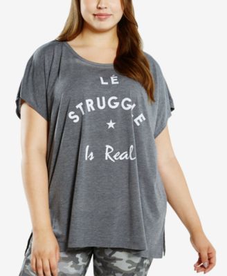 Soffe Curves Plus Size Active T-Shirt