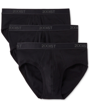image of 2(x)ist Men-s Underwear, Essentials Contour Pouch Brief 3 Pack