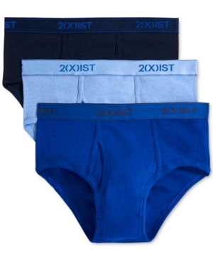 2(x)ist Men's Underwear Essentials Contour Pouch Brief 3 Pack