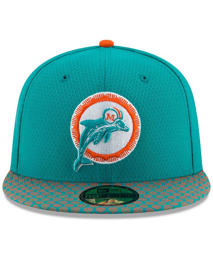 New Era Boys' Miami Dolphins Sideline 59FIFTY Fitted Cap - Macy's