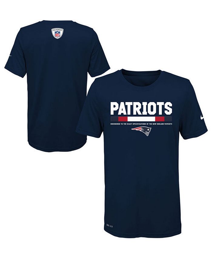 Nike New England Patriots Legend Staff T-Shirt, Big Boys (8-20) - Macy's