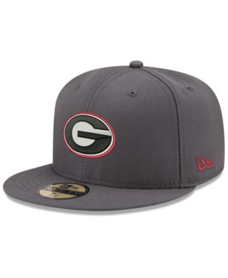 new era georgia bulldogs 59fifty fitted hat black