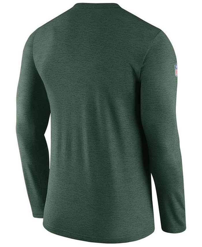 Nike Men's Green Bay Packers Coaches Long Sleeve T-Shirt - Macy's