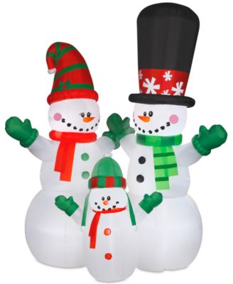 National Tree Company - Airblown&reg; Colossal 12' Inflatable Snowman & Family
