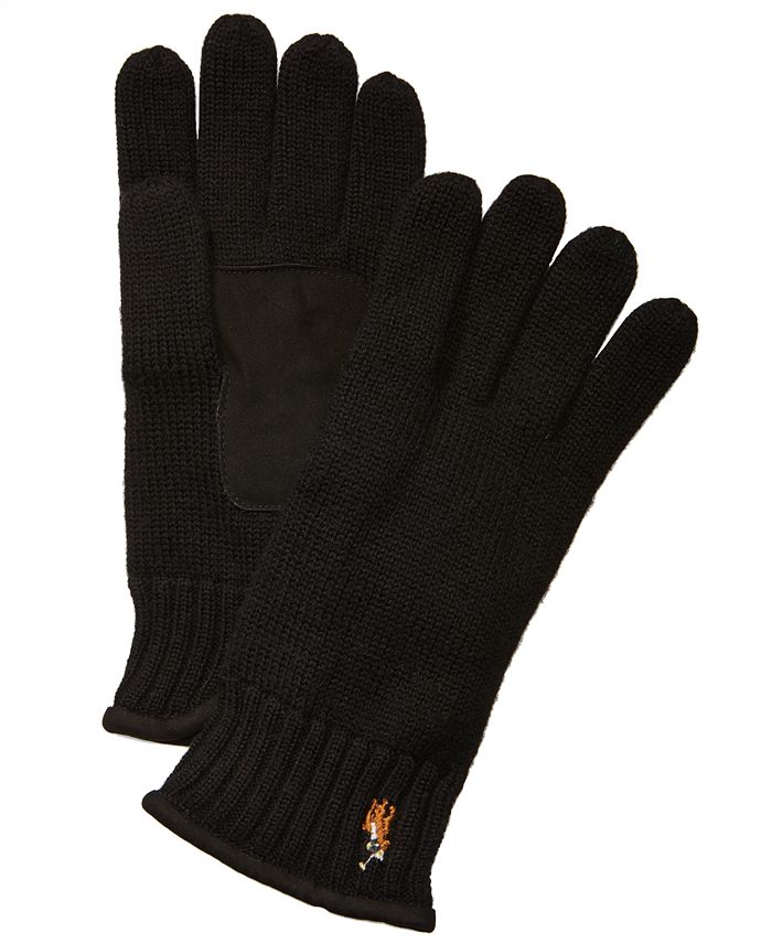 Polo Ralph Lauren Men's Classic Lux Merino Wool Gloves - Macy's