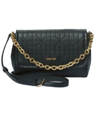 calvin klein quilted handbag