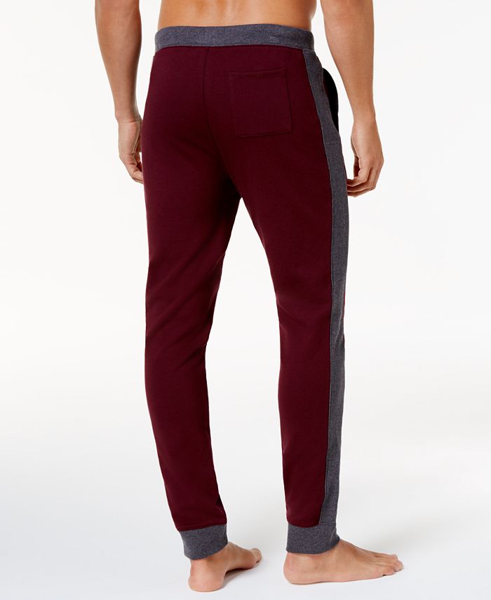 Bar III Men's Cotton Paneled Jogger Pajama Pants, Created for Macy's ...