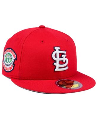 Casquette New Era St. Louis Cardinals 59Fifty Rouge - Collection Authentique Terrain, Taille 7 3/8