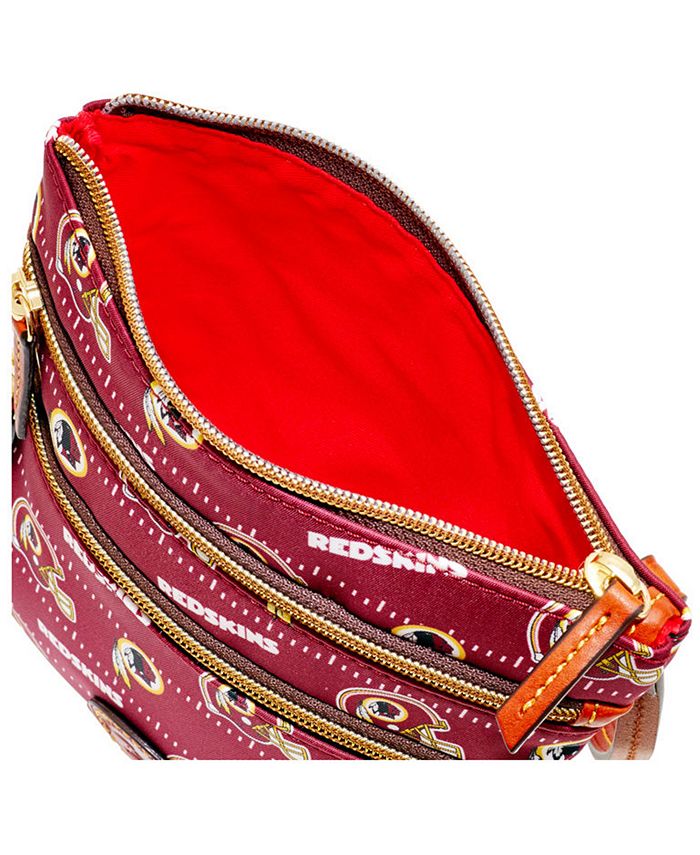 Dooney & Bourke Washington Redskins Nylon Triple Zip Crossbody Macy's