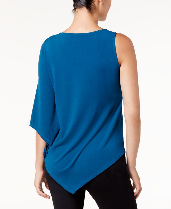Alfani One-Shoulder Top, Created for Macy's & Reviews - Tops - Women ...
