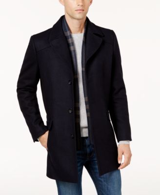 Kenneth Cole New York - Men's Earle Slim-Fit Overcoat