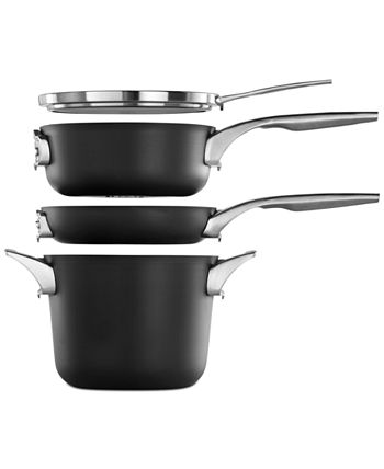 Calphalon Premier 1.5-qt. Space-Saving Hard-Anodized Nonstick Sauce Pan with Lid