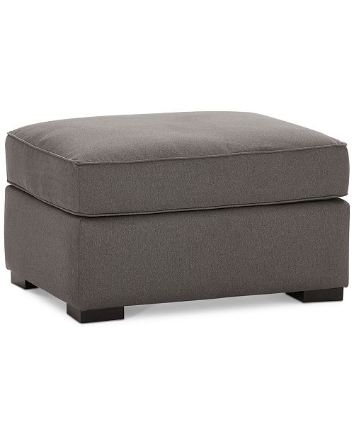 Furniture Astra Fabric Ottoman, Created for Macy's Furniture Macy's