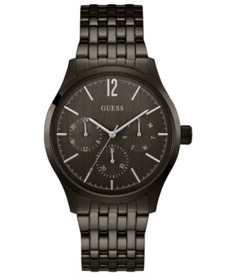 GUESS - Men's Black Stainless Steel Bracelet Watch 42mm