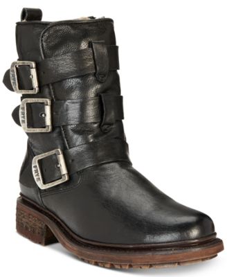 frye women's valerie shearling strappy ankle boot