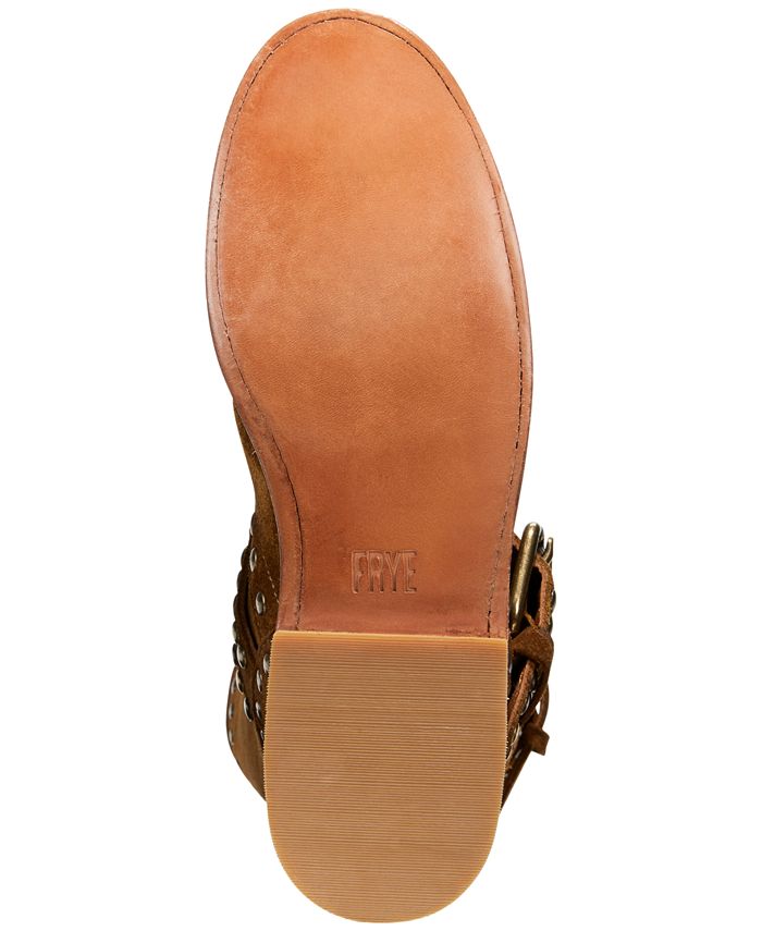 Frye women's nat new arrivals flower engineer boot