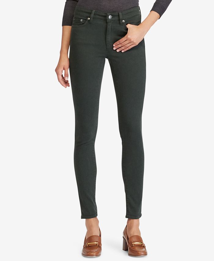 Lauren Ralph Lauren Petite High-Rise Skinny Jeans & Reviews - Jeans ...
