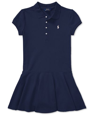 Ralph Lauren Pleated Polo Dress, Little Girls - Dresses - Kids & Baby ...