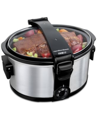 Hamilton Beach Programmable Stay or Go 6 Qt. Slow Cooker - Macy's