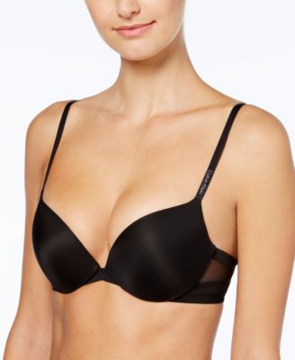 calvin klein sculpted plunge push up bra