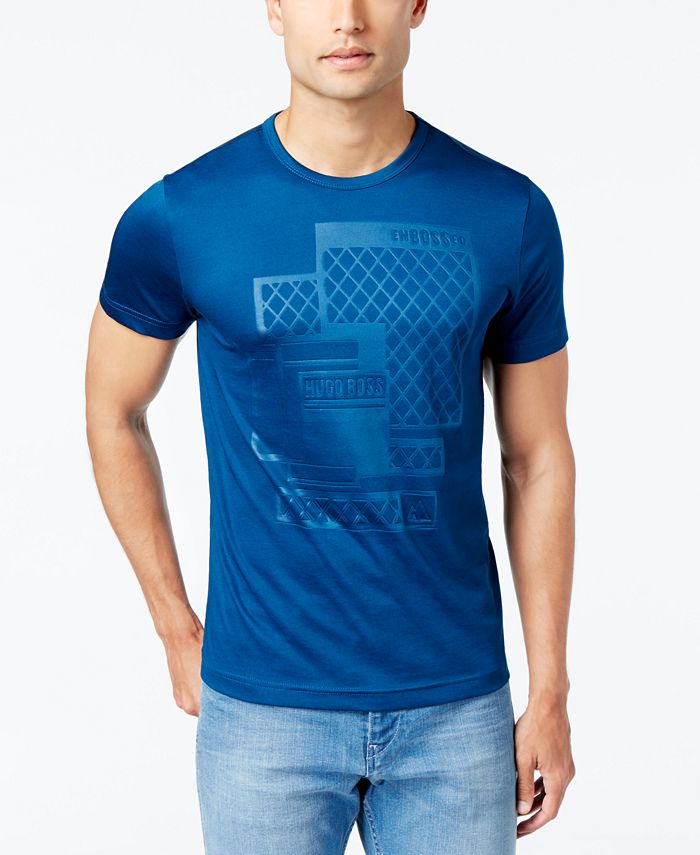 Hugo Boss Boss Men's Slim-Fit Soft Touch T-Shirt & Reviews - T-Shirts ...