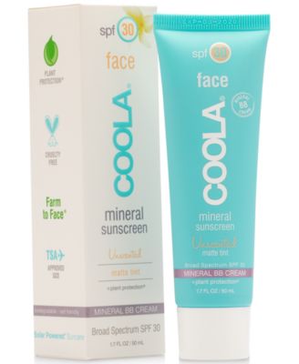 COOLA - Coola Face Mineral Sunscreen Unscented Matte Tint SPF 30, 1.7-oz.