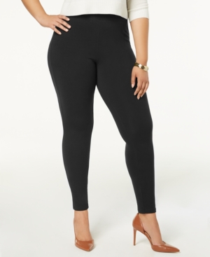 Hue Women's Plus Size Cotton Leggings Created for Macy's