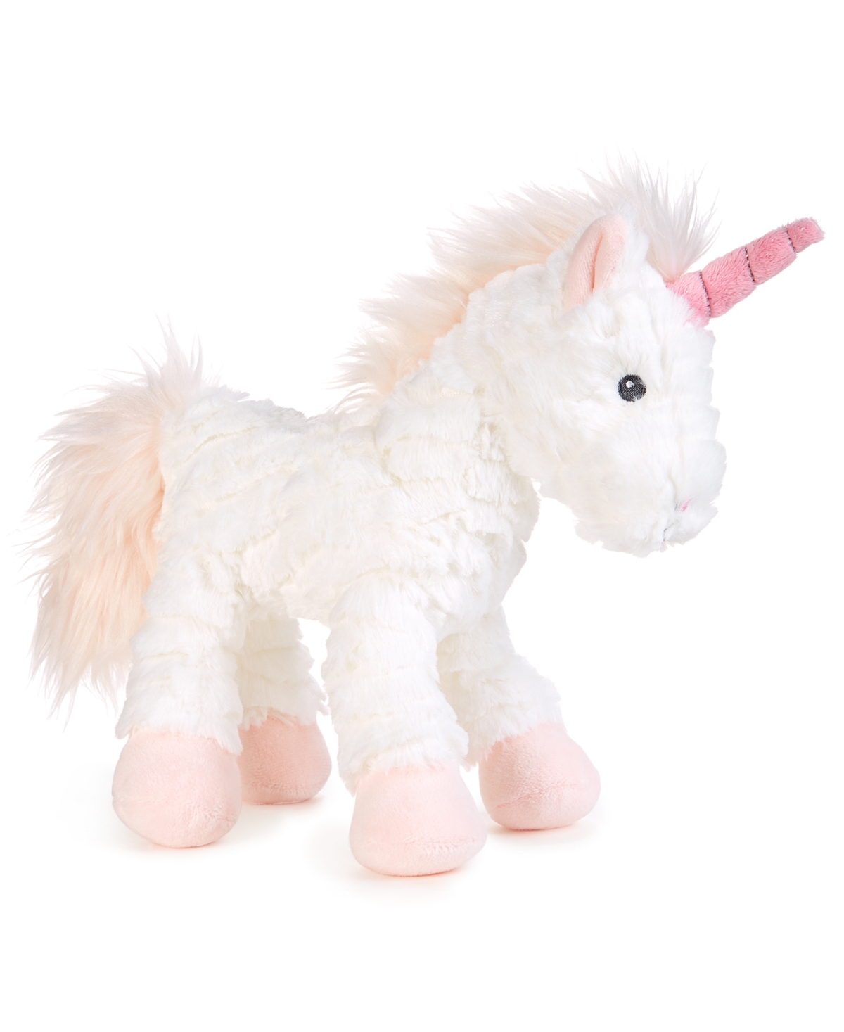 First Impressions Babies' 8" Plush Unicorn, Created For Macy's In Ivory