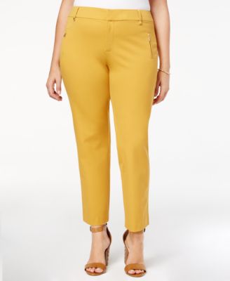 Charter Club - Plus Size Zip Pocket Ankle Pants
