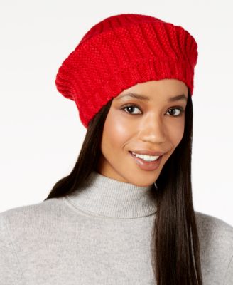 Lauren Ralph Lauren Chunky Garter Stitch Beret Macy s