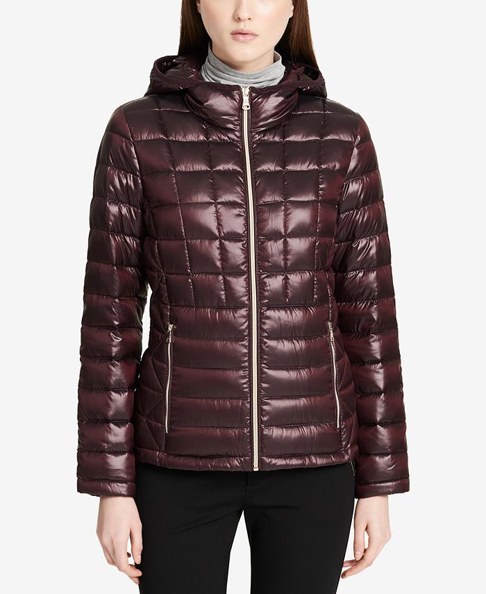 Calvin Klein Packable Down Puffer Coat, Created for Macy's - Macy's