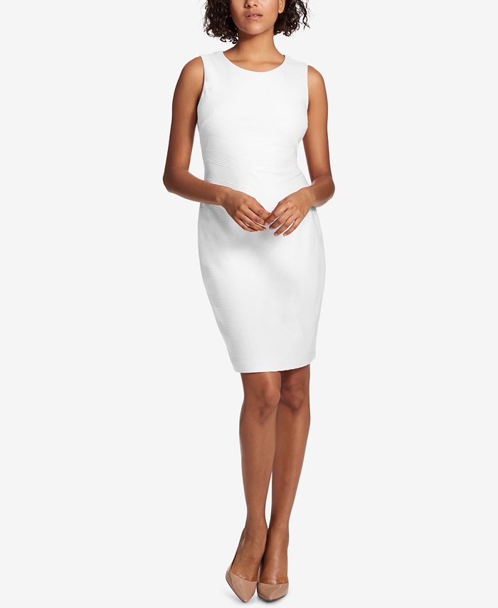 Tommy hilfiger deals textured sheath dress