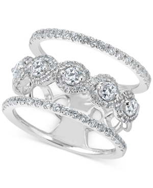 image of Diamond Stack-Look Ring (1-1/4 ct. t.w.) in 14k White Gold