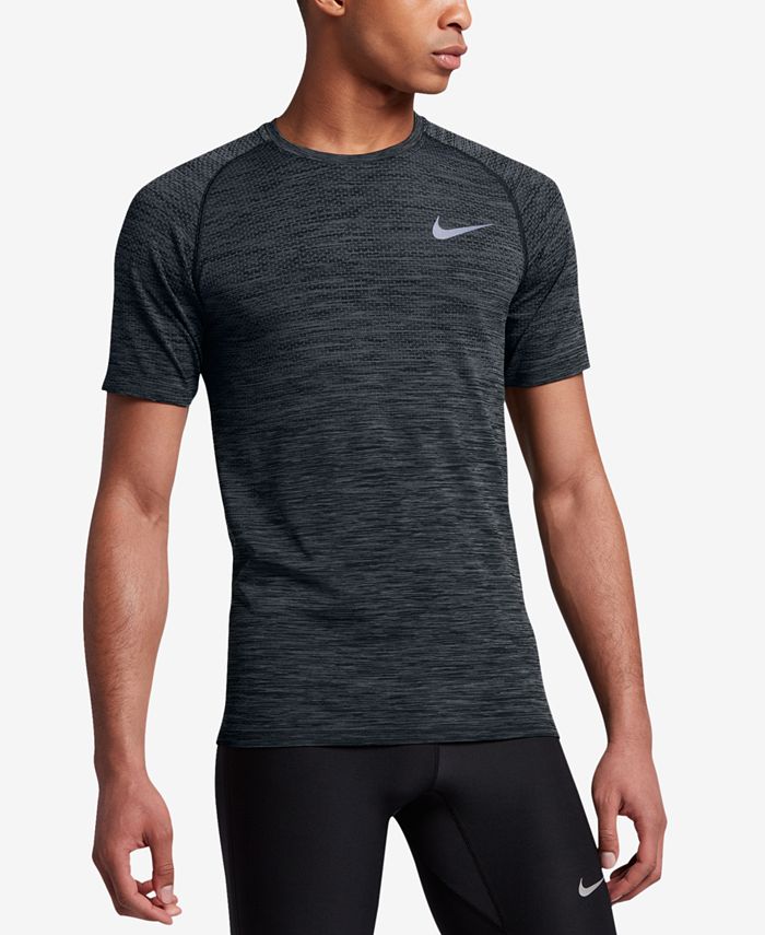 Nike Men's Dri-FIT Seamless Running T-Shirt - Macy's