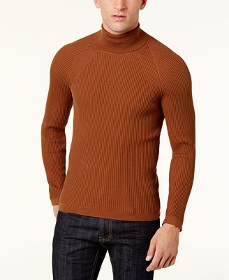 I.N.C. Men's Ribbed Turtleneck Sweater, Created for Macy's - Sweaters ...