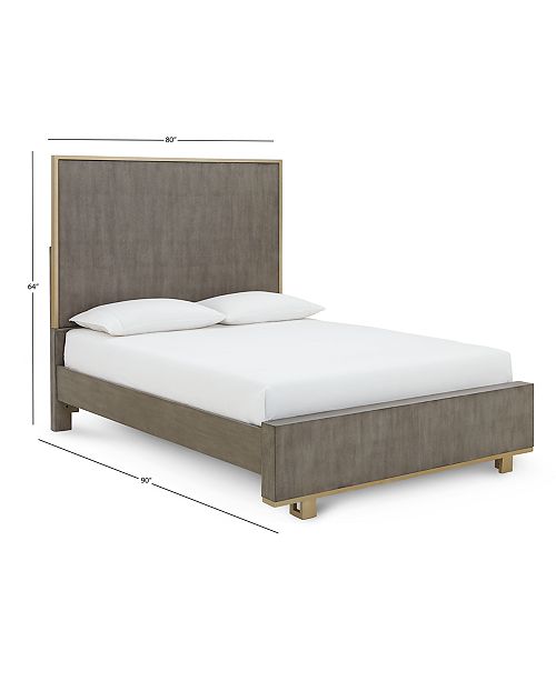 Furniture Petra Shagreen Bedroom Furniture, 3-Pc. Set ...