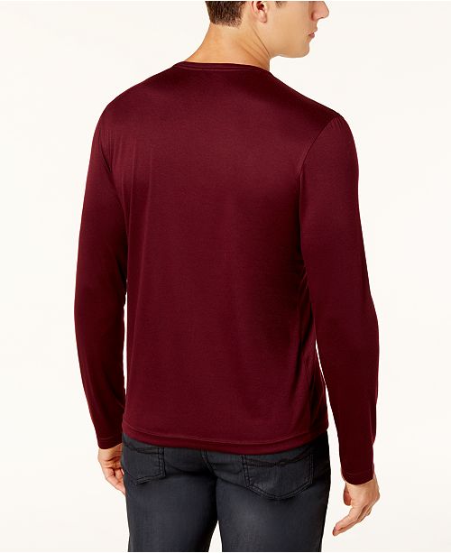 Alfani Men's Soft Touch Stretch Henley, Created for Macy's & Reviews ...
