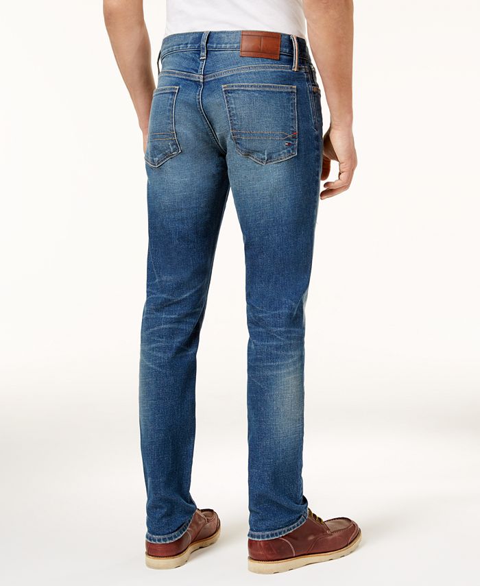 Tommy Hilfiger Mens Distressed Slim-Fit Jeans, Created for Macy's ...