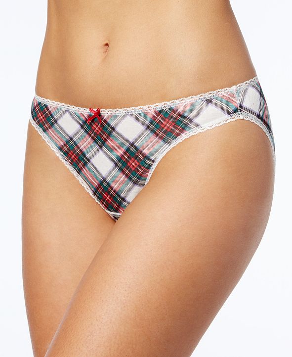 Charter Club Pretty Cotton Bikini Underwear, Created for Macy's
