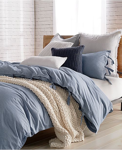 Dkny Pure Stripe Blue Duvet Covers Reviews Bedding Collections