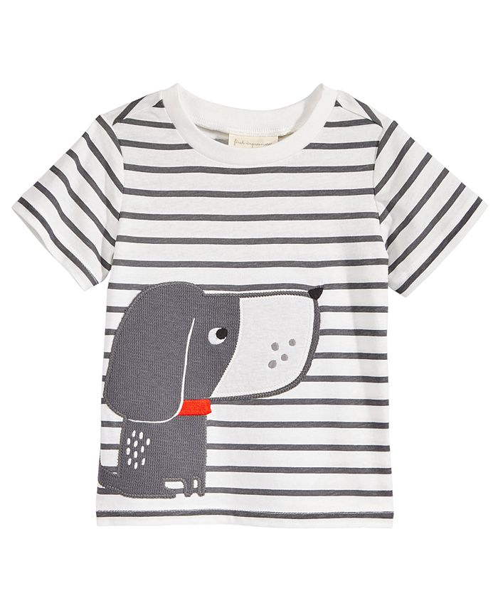 First Impressions Dog-Print Cotton T-Shirt, Baby Boys, Created for Macy ...