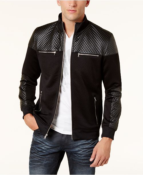 INC International Concepts I.N.C. Men's MixedMedia Faux Fur Lined